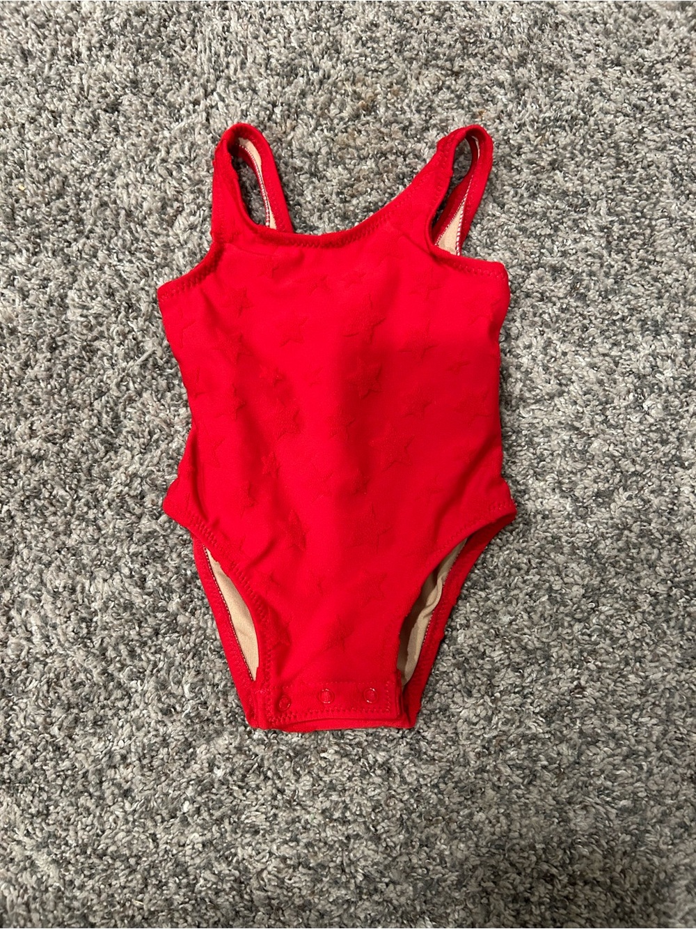 Baby Girl Old Navy Red Star Swimsuit | 0-3 Months | 4th of July